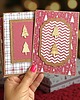 kartki scrapbooking Kartki świąteczne 4szt - ręcznie robione, oryginalne kartki