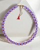 chokery Choker : lavender & red : summer collection