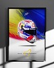 plakaty Plakat Tory wyścigowe - Max Verstappen