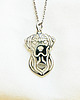 srebrne naszyjniki Naszyjnik z pieskiem Labradorem, labrador