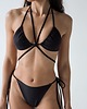 stroje kąpielowe i kostiumy kąpielowe damskie Bari Top - Simple Black Góra od bikini z wyjmowanymi wkładkami