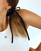 gumki do włosów Noir Velvet Bow - gumka ze wstążką