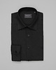 koszule męskie Koszula flumeri 00509 długi rękaw czarny slim fit