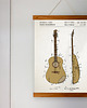 plakaty Gitara - patent - plakat 50x70 cm