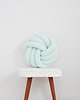 poduszki supły Poduszka okrągła supeł Knotted Pillow Mięta