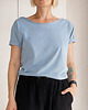 t-shirt damskie Bladoniebieski Oversize
