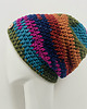 czapki damskie Kolorowa gruba czapka smerf ręcznie robiona