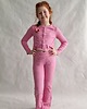dziewczynka - inne Różowy komplecik: kardigan i legginsy