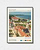 plakaty Sopot plakat w stylu retro
