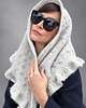 szale damskie Chusta Helena jasna szarość