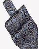 muszki i krawaty Elegancki fular jedwabny z motywem paisley 17x130 cm