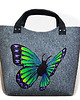 torby XXL Filcowa torba motyl 3 (zamek)