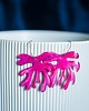kolczyki - inne Koralowce magenta