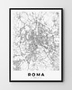 plakaty Plakat Rzym mapa