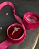 pojemniki na biżuterię Ozdobne pudełko na pierścionek zaręczynowy
