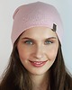 czapki damskie Ana Moroles, Czapka 100% merino, pudrowy róż
