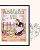 grafiki i ilustracje Okładka czasopisma Kobieta w domu i w świecie, aut. Hanna Kędzierska 1935