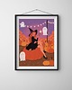 grafiki i ilustracje Plakat Witch