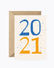 kartki okolicznościowe - wydruki Kartka noworoczna "2021"