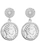 kolczyki srebrne Srebrne kolczyki z monetami