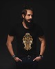t-shirty męskie Koszulka organiczna z nadrukiem Steampunk Owl