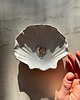 pojemniki na biżuterię Handmade Muszelka na Biżuterię Ceramiczna Rustic White Fluff