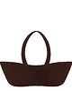 torby na ramię Torebka skórzana AMELIA - BROWN SUEDE