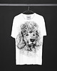 t-shirty męskie Poodle Dog Men's T-shirt white