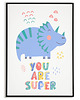 plakaty Plakat dla dziecka DINOZAURY