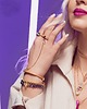 pierścionki - różne Pierścionek ze skóry Crystal Beige