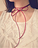 chokery CRYSTAL RED -  choker