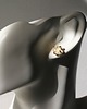 kolczyki pozłacane Cytryn kolczyki pozłacane - radość i pomyślność