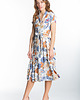 sukienki midi damskie Vigo Jasna Sukienka w Kwiaty