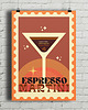 plakaty Plakat Espresso Martini - fine art