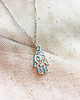 srebrne naszyjniki Srebrny Naszyjnik ręka Fatimy Hamsa amulet