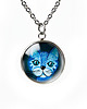 wisiory Blue cat naszyjnik