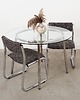 stoły Stół szklany, włoski design, lata 80, produkcja: Włochy