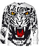bluzy męskie Bluza Bez Kaptura Męska DR.CROW White Tiger