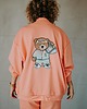 bluza bez kaptura damska Bluza oversize rozpinana Funky Teddy