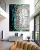 obrazy Kraftowy obraz na płótnie abstrakcja 80x120cm