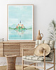 plakaty Jezioro Bled Słowenia - vintage plakat art giclee