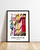 plakaty PLAKAT travel poster Valletta Malta zdjęcie personalizacja prezent dla niej