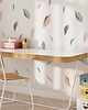 naklejki ścienne do pokoju dziecka Tapeta dla dzieci White Leaves