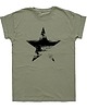 t-shirt damskie Koszulka damska vintage z gwiazdą