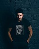 t-shirty męskie Koszulka organiczna z nadrukiem Skull horror