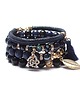 bransoletki z kamieni naturalnych Dark blue vol. 2 /02.12.22/ -  set