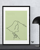 plakaty Plakat minimalistyczny Świnica, A3, decotyw
