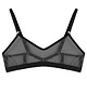 biustonosze damskie Czarny tiulowy top