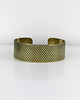 biżuteria męska Rybia łuska - mosiężna bransoletka - outlet*