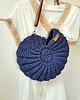 torby na ramię Seashell Bag- torba w kształcie muszli - kolor jeans